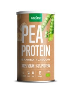 Vegan protein 65% pois banane BIO, 400 g